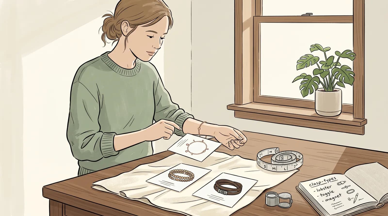Карточка браслета на Wildberries: фото на запястье, размер, материал, замок